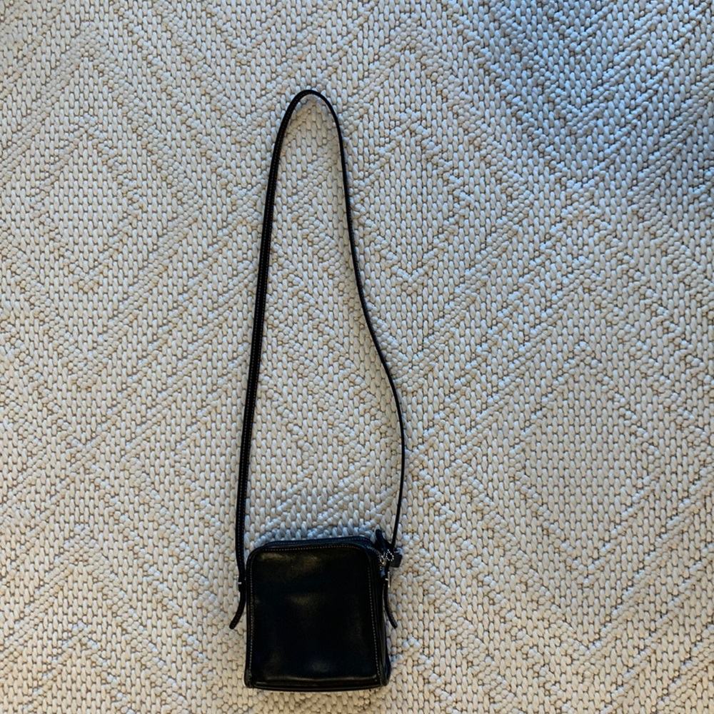 Vintage Black Coach Crossbody Purse